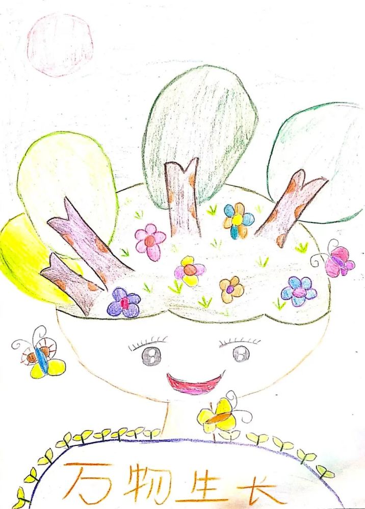我的童心梦绘画作品万物生长
