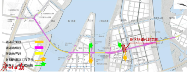明珠湾区将建越江通道,串联各核心区块|湾区|隧道|明珠湾|横沥岛尖