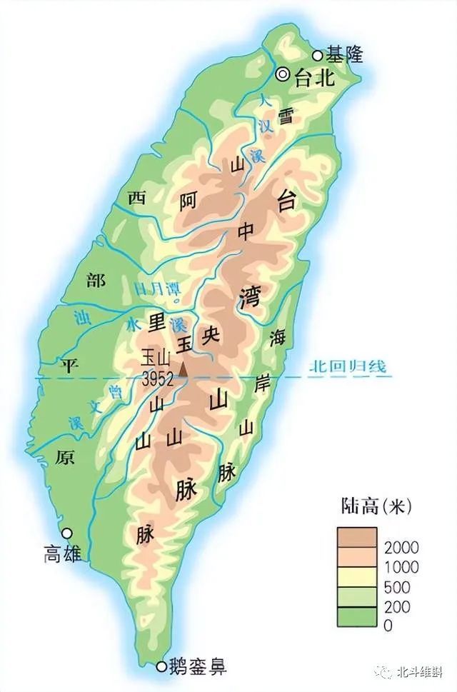 台湾岛,从康熙年间纳入版图,设置一府三县.