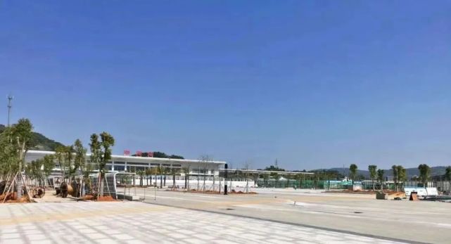 潮阳站站前广场预计下月底建成