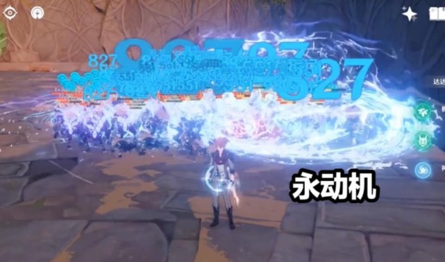 原神:100个丘丘人vs公子,玩家开e后a了两下"永动机"出现了