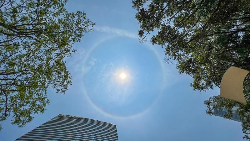 立夏前夕广州现日晕未来几天需带伞遮阳兼防三更雨