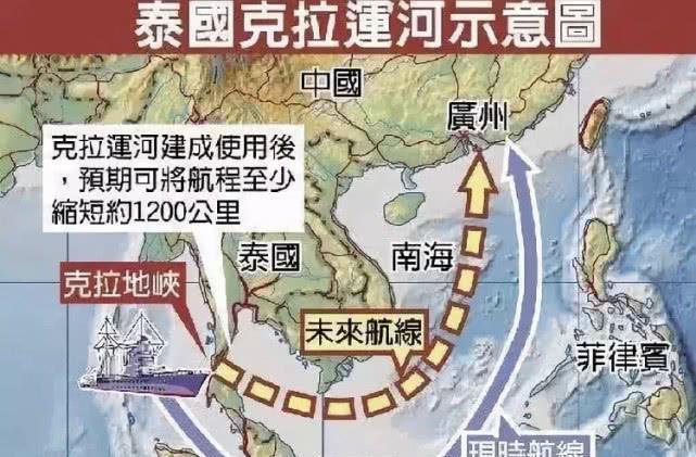 泰国为何不在领土最窄的克拉克开凿运河从而取代马六甲海峡