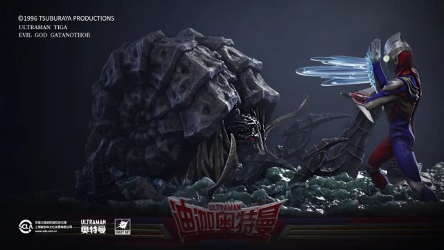 国内品牌krazy art首款迪迦vs加坦杰厄雕像开启预售