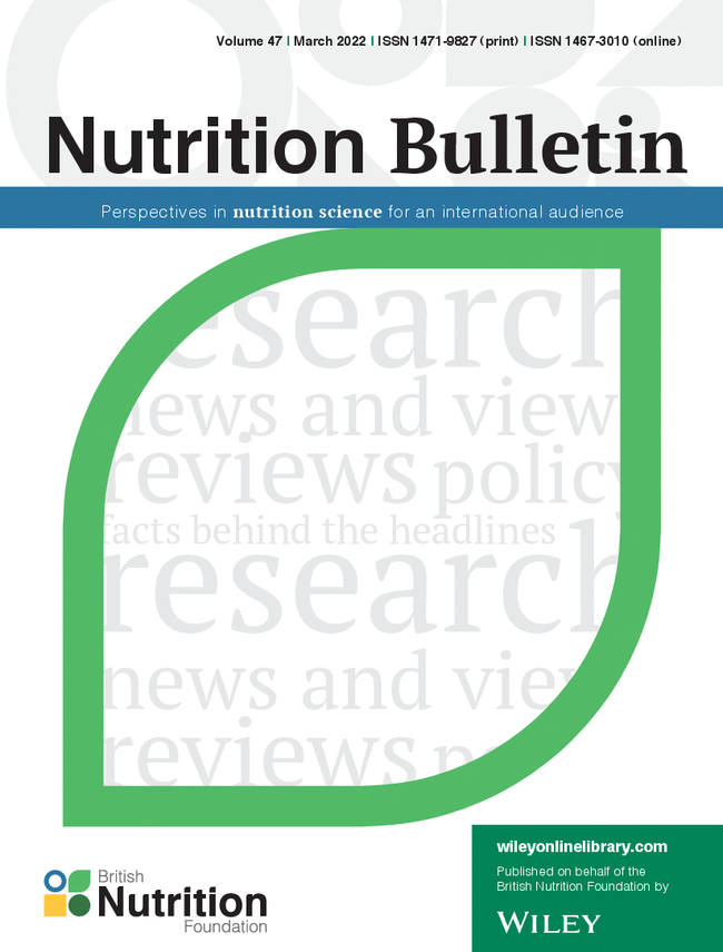 enhanced nutrition, 西安交通大学全球健康研究院院长王友发教授加入nutritionbulletin