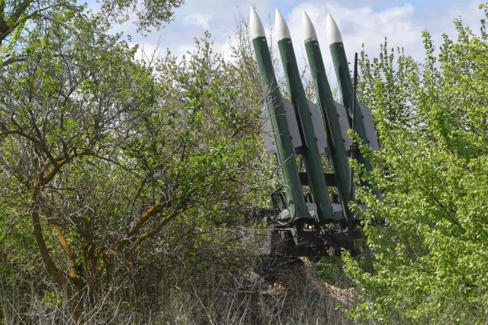 在哈尔科夫的俄罗斯山毛榉防空导弹