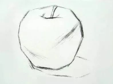 素描入门最实在的苹果绘画流程