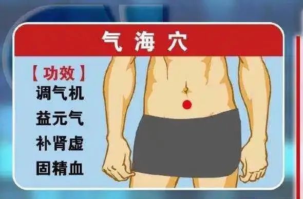 气海穴益气助阳一穴暖全身
