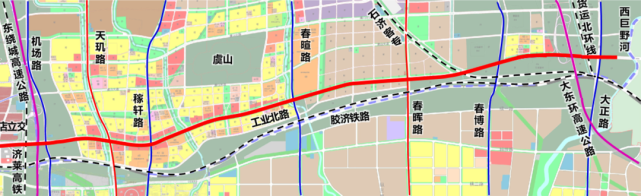 济南工业北路高架东延具体路线公布,东延近章丘区界