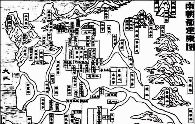 建康城5,南京江南佳丽地,金陵帝王州.逶迤带绿水,迢递起朱楼.