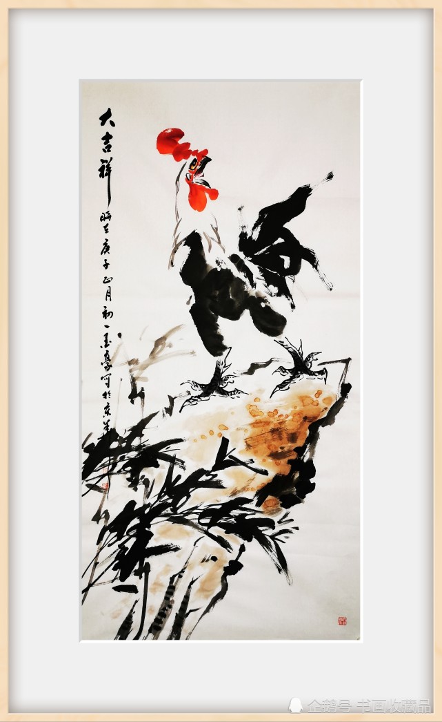 墨豪画鸡"堪称一绝"