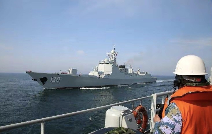 驱10支队海上演练说到北海舰队的驱逐舰第十支队(成立于2004年5月)