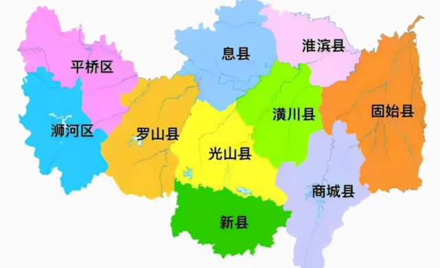 "信阳市中心城区位于信阳西部,距离城区最近的县市罗山县也有30多公里