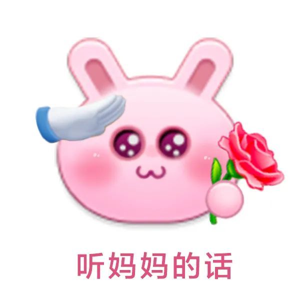 母亲节表情包:听妈妈的话.