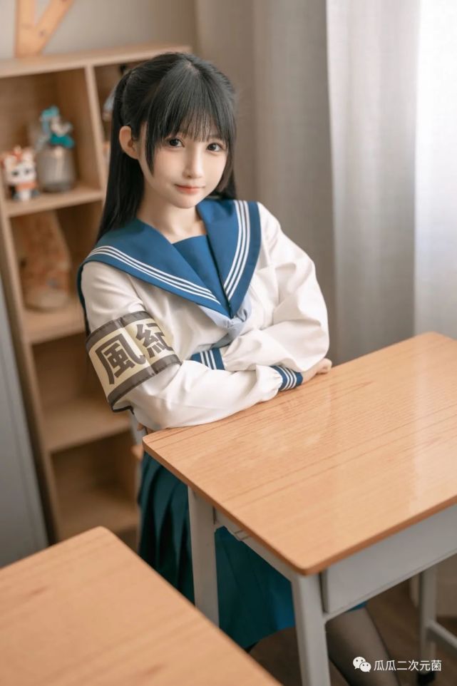 二次元cos丨风纪少女