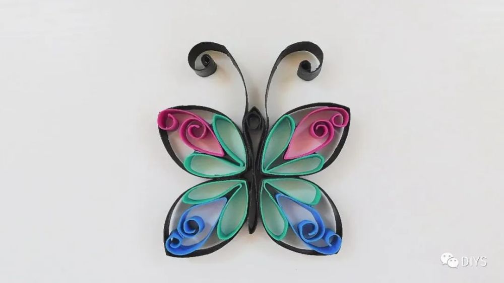 手工制作一只漂亮的衍纸蝴蝶