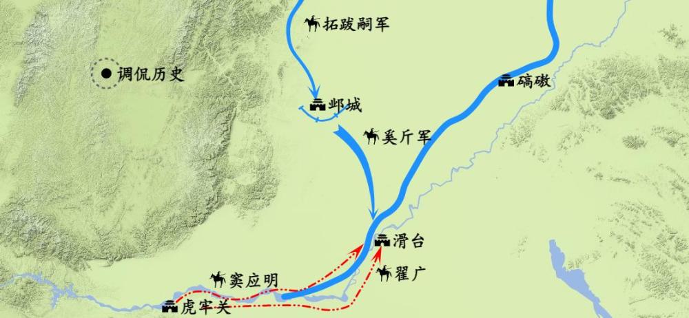 滑台守卫战刘裕刚一去世北魏拓跋珪就率大军南征刘宋