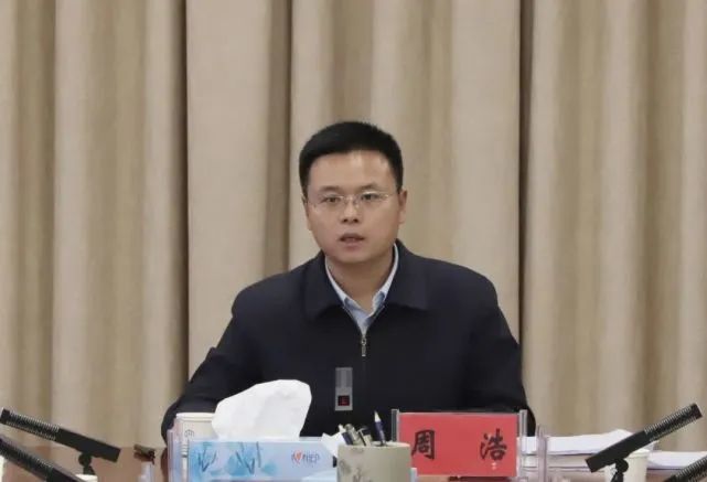县委副书记,政府县长,县数字经济产业发展领导小组组长周浩主持会议并