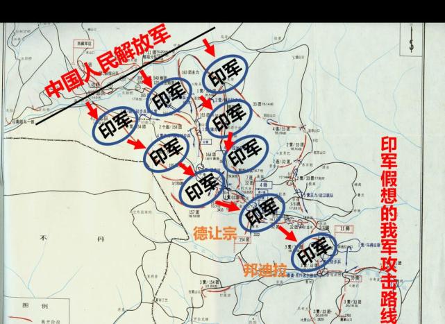 东线印军部署及假想我军攻击路线这个部署与假想我军攻击路线与克节郎