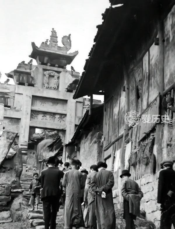 老照片1941年刚建市时的自贡各界努力下梦想终于成真