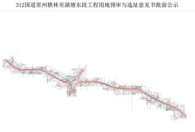 从常州与无锡交通界处一直到青洋路与长虹路枢纽处,线路不长,只有约13
