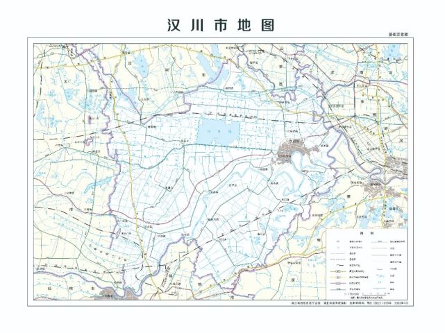 2022版汉川市标准地图正式发布,快来看看吧!