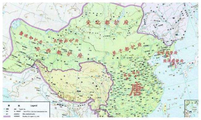 唐朝的开元年间是版图最大的时候,国土面积达1076万平方公里,中亚的