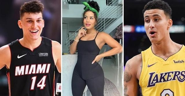 她在与希罗结婚之前也交往了一位nba青年才俊,它就是湖人队的库兹马