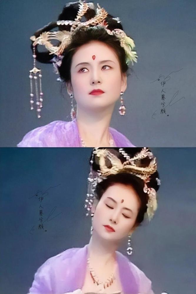 邱佩宁扮演的嫦娥无论扮相还是气质都像极了传说中不食人间烟火的天上