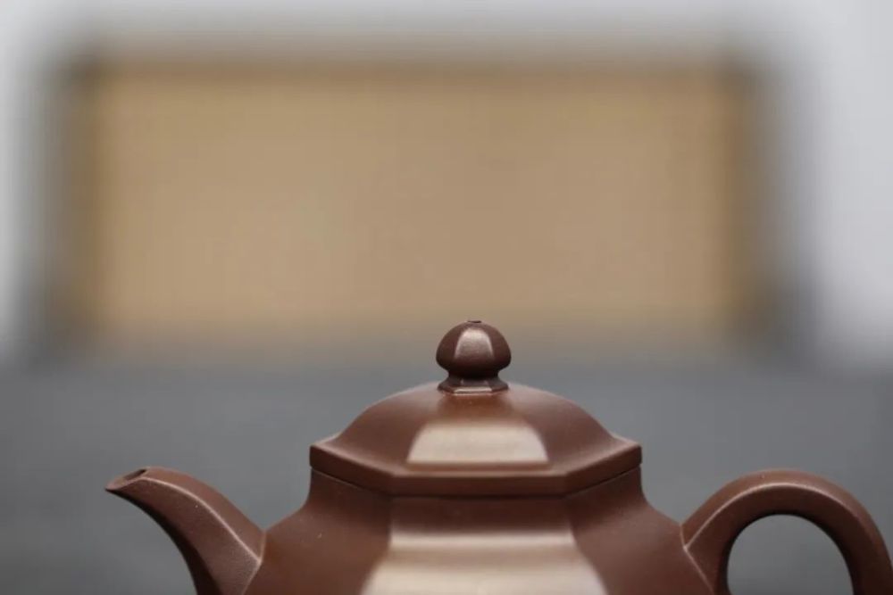 西云堂范志峰作品丨紫泥玉笠六方230cc