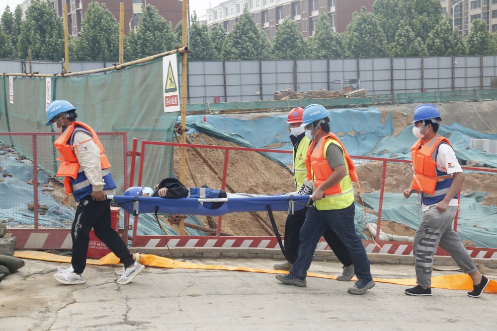 未雨绸缪防患未然巩义市住建局开展建筑工地防汛应急演练活动