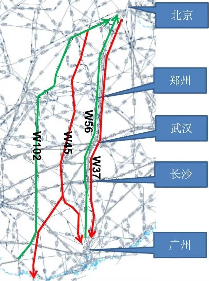 5月19日京广大通道正式运行武汉天河机场飞行程序将改变