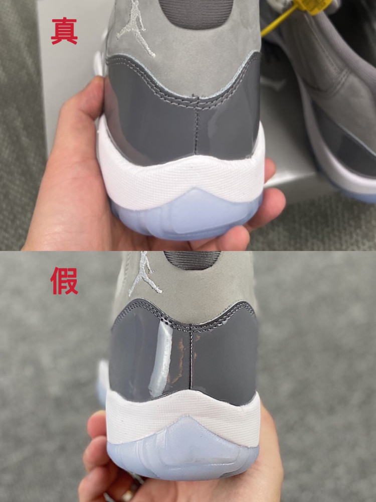 球鞋对比aj11高帮酷灰