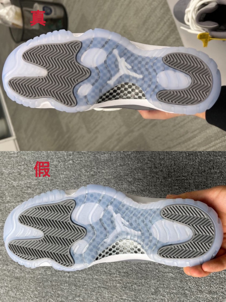 球鞋对比aj11高帮酷灰