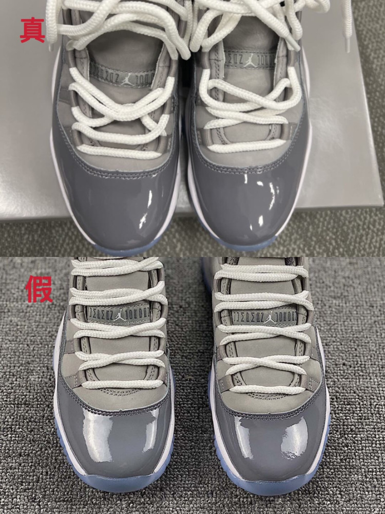 球鞋对比aj11高帮酷灰