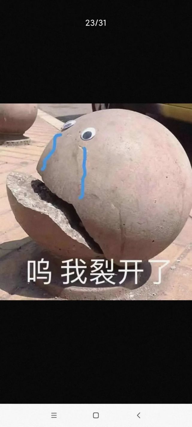 我裂开了表情包