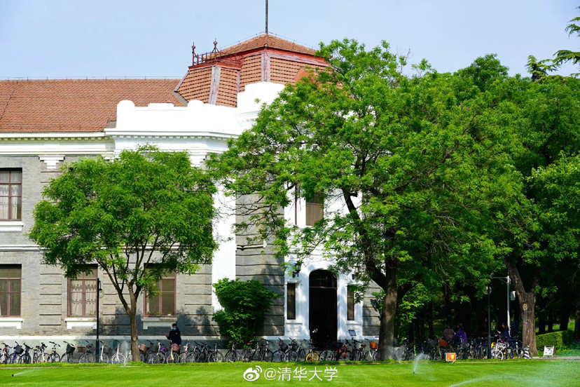 清华大学校园美景自微博