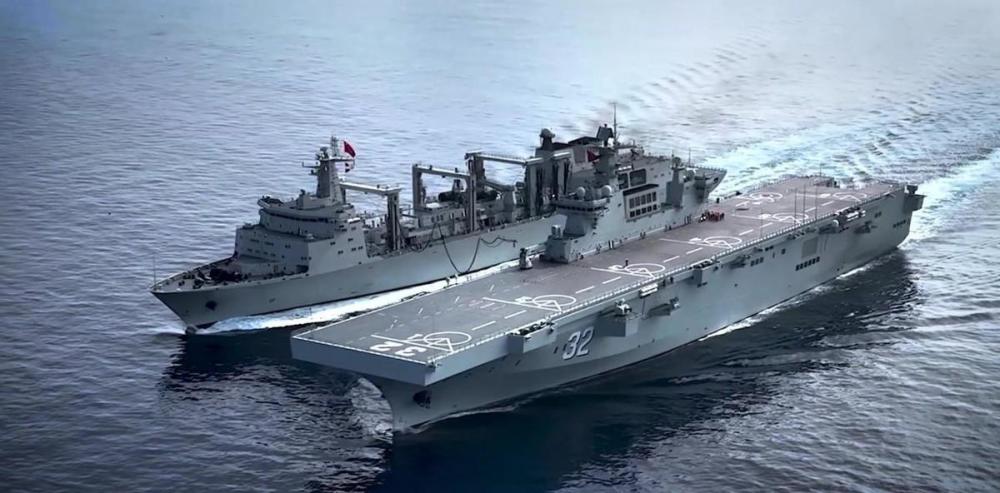 双舰合璧075广西舰加入东海舰队海军登陆作战再上新高度