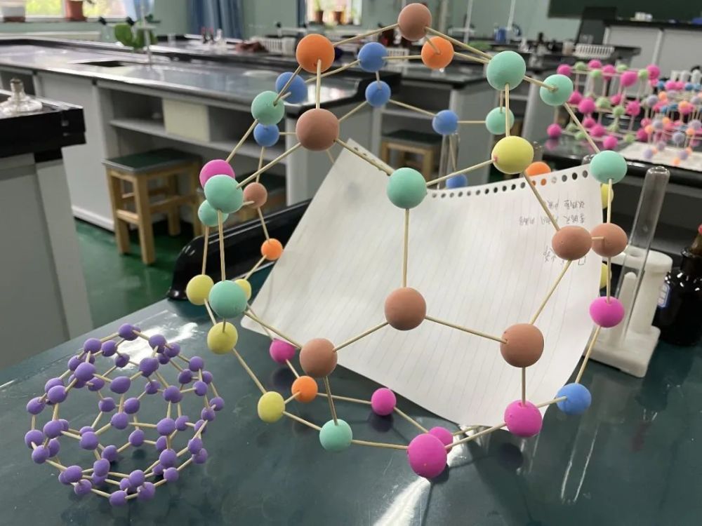 diy化学微观之美记我校高二年级化学晶体模型制作大赛