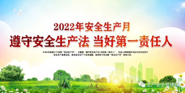 【海报】2022年安全生产月宣传海报(25套)