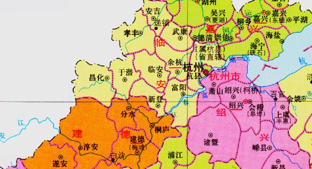 此时的杭州不仅与历史上的杭州府差距巨大,而且丢掉了曾管辖上千年的