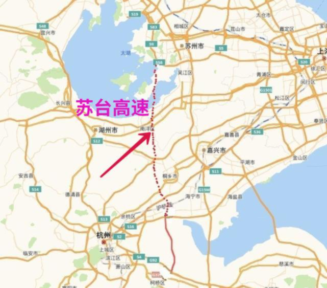 苏州至台州高速公路,简称苏台高速,起自苏州市,由苏台高速江苏段进入