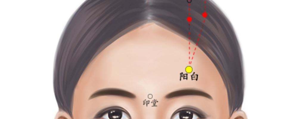 一针见效的针灸穴位之面额疾病专用穴阳白穴