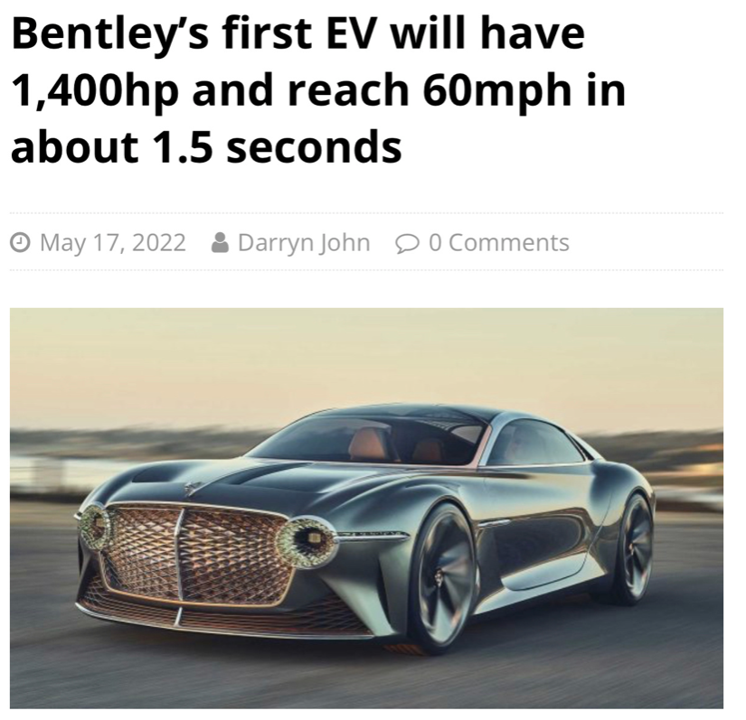 特斯拉望尘莫及！豪华品牌首款电动车确认：零百加速不到2秒