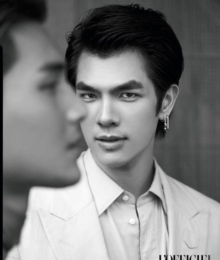 mile phakphum和apo nattawin在泰国杂志《时装l'officiel thailand》