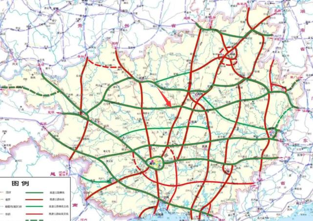 广西这条重量级高速公路呈东西走向横贯桂中地区长约480公里