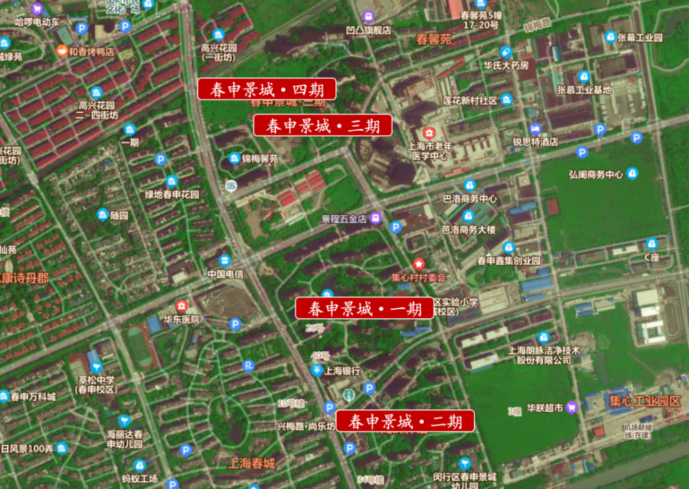 仁恒梅陇旁闵行春申景城四期户型图最新效果图曝光将推出200㎡合院联