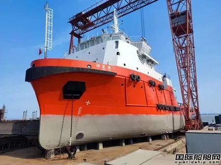 台州船厂建造本土最大拖轮这艘10000马力拖轮顺利下水