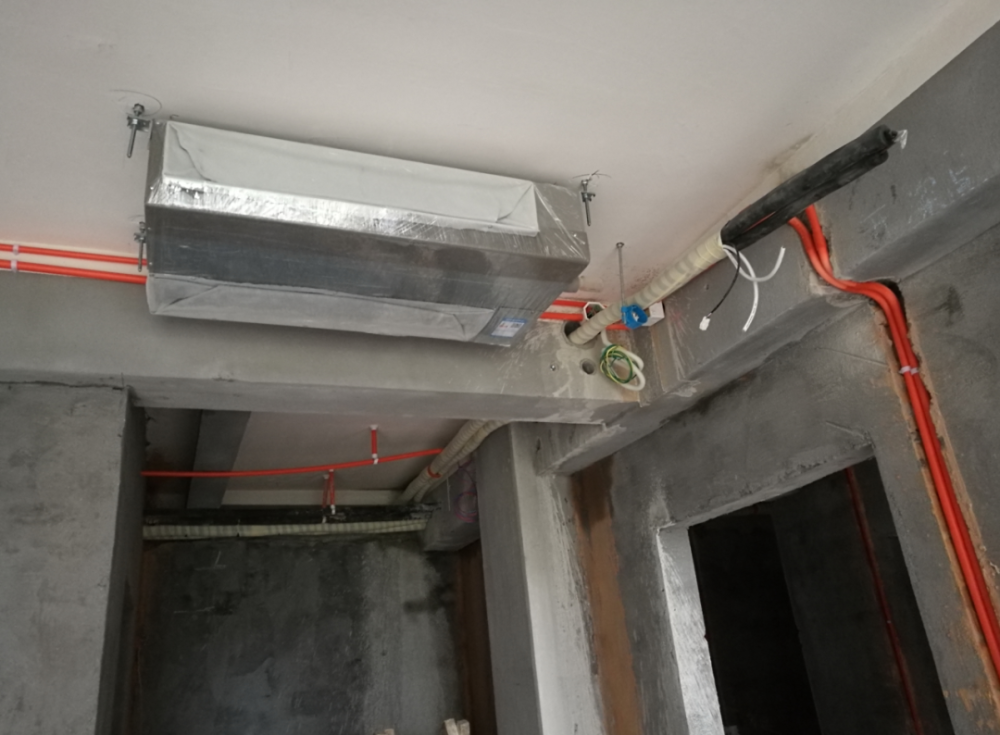 家用中央空调风管机安装方法