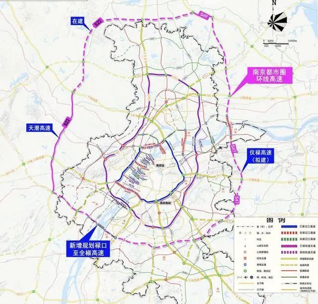 s22),扬天高速(s49),仪禄高速(苏s47)及北延线,禄口至全椒高速(规划